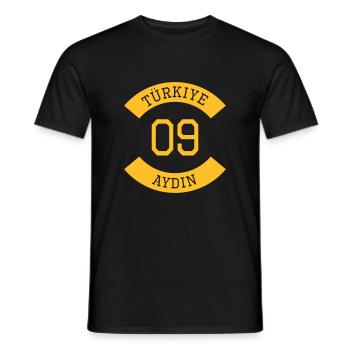 turkiye_09 - Männer T-Shirt - Schwarz - Vorne - AI Model Male 178 light (178cm)