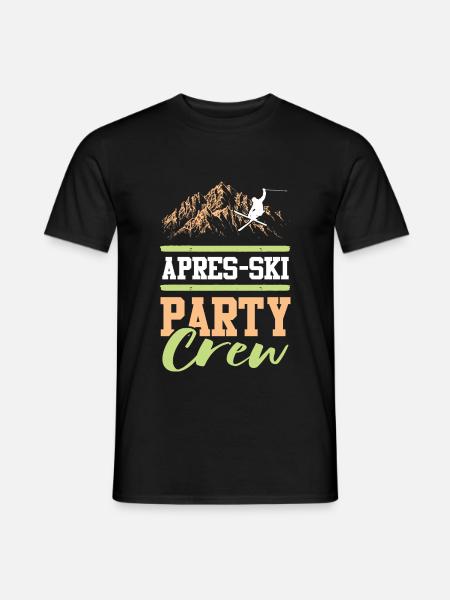 Apres Ski Crew - Men's T-Shirt - black