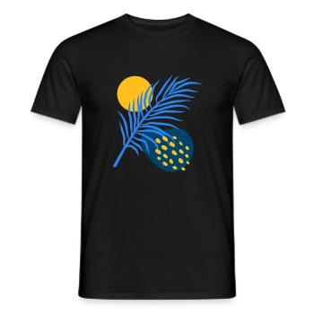 Abstrakte Kunst - Männer T-Shirt - Schwarz - Vorne - AI Model Male 178 light (178cm)