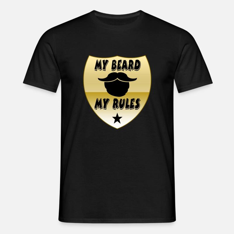 Bart - Männer T-Shirt - Schwarz