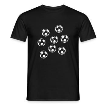 Fußball Football - T-shirt homme - noir - Devant - AI Model Male 178 light (178cm)