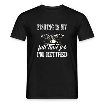 Carpfishing-lustiger Spruch - Männer T-Shirt - Schwarz - Vorne - AI Model Male 178 light (178cm)