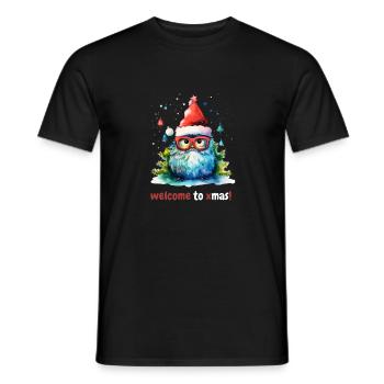 Merry Christmas - Männer T-Shirt - Schwarz - Vorne - AI Model Male 178 light (178cm)