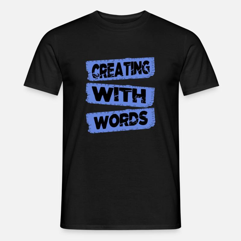 writing tips birthday present authorship - Männer T-Shirt - Schwarz