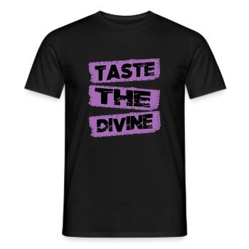 gift idea culinary indulgence taste sensations - Männer T-Shirt - Schwarz - Vorne - AI Model Male 178 light (178cm)