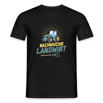 Nachwuchs Landwirt Bauer Bauernhof - Männer T-Shirt - Schwarz - Vorne - AI Model Male 178 light (178cm)