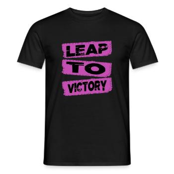 Spine-tingling exhilaration heart-pounding moments - Men's T-Shirt - black - Front - AI Model Male 178 light (178cm)