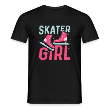 Edge and Elegance: The Skater Girl's Craft - Männer T-Shirt - Schwarz - Vorne - AI Model Male 178 light (178cm)