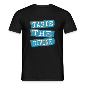 Idée actuelle délice gastronomique saveur variété - T-shirt homme - noir - Devant - AI Model Male 178 light (178cm)