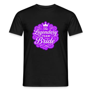 Équipe Bride Enterrement de vie de jeune fille - T-shirt homme - noir - Devant - AI Model Male 178 light (178cm)