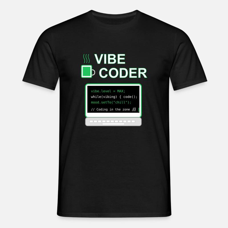 Vibe Coder - Men's T-Shirt - black