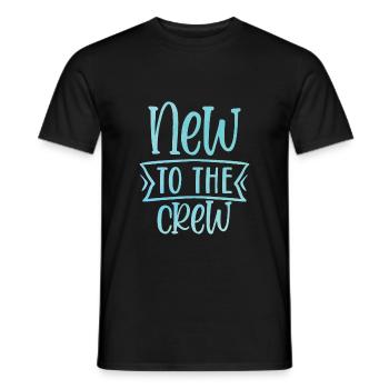 Baby New to the Crew - Männer T-Shirt - Schwarz - Vorne - AI Model Male 178 light (178cm)