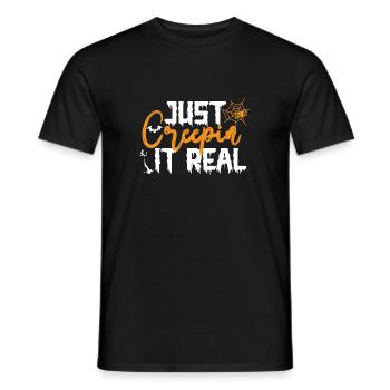 Grusel Halloweenspruch Spruch Halloween - Männer T-Shirt - Schwarz - Vorne - AI Model Male 178 light (178cm)