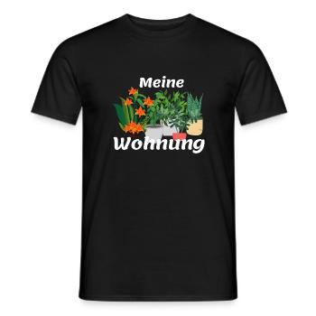 Pflanzen Wohnung Wald Grün Photosynthese O2 - Männer T-Shirt - Schwarz - Vorne - AI Model Male 178 light (178cm)
