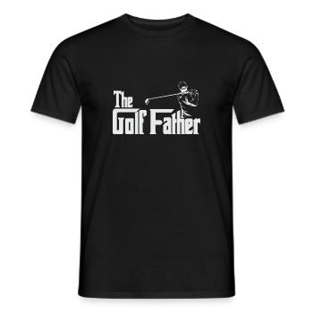 Golf Geschenk Witz Golfspieler Golfer - Männer T-Shirt - Schwarz - Vorne - AI Model Male 178 light (178cm)