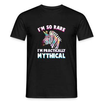 Handicap Handicap Zèbres de la licorne - T-shirt homme - noir - Devant - AI Model Male 178 light (178cm)