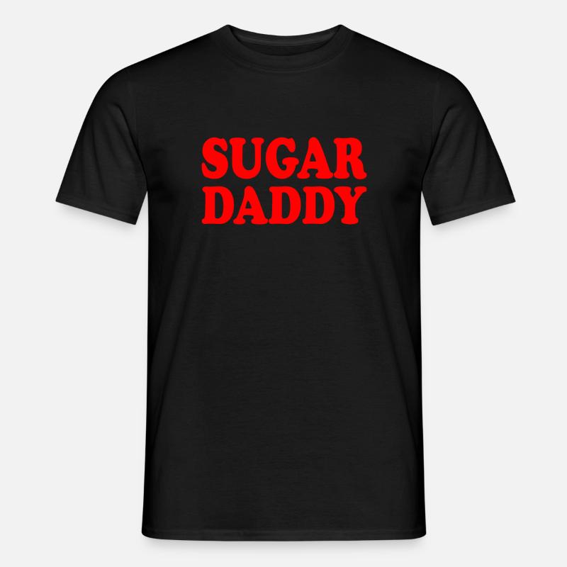 Sugar daddy - Männer T-Shirt - Schwarz