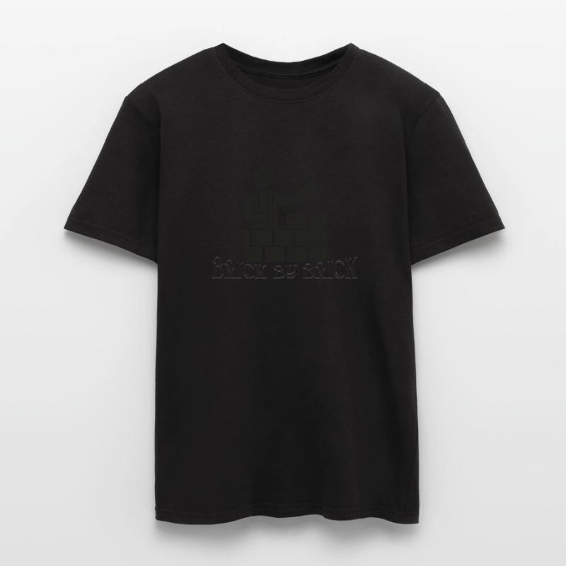 Brick by Brick - Meme Spruch Männer T-Shirt