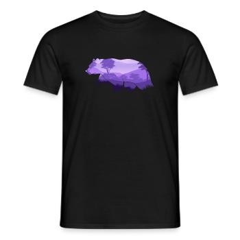 Bear - Men's T-Shirt - black - Front - AI Model Male 178 light (178cm)