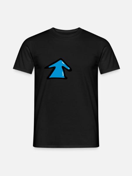 Point Arrow - Men's T-Shirt - black