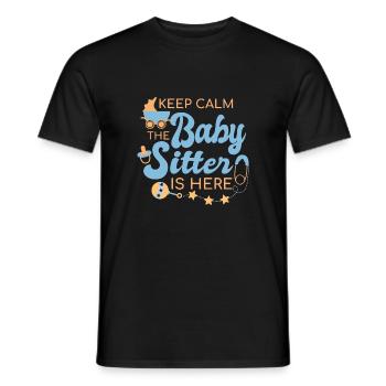 Cadeau pour la nounou - T-shirt homme - noir - Devant - AI Model Male 178 light (178cm)