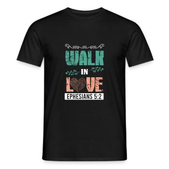 Cher Proverbe verset biblique - T-shirt homme - noir - Devant - AI Model Male 178 light (178cm)