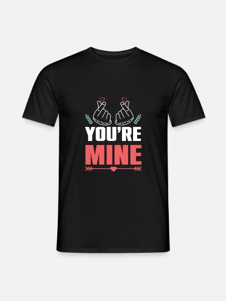 Koppels Je hoort bij mij Koppels - Heren T-shirt - zwart