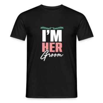 Je suis ton mari Couples - T-shirt homme - noir - Devant - AI Model Male 178 light (178cm)