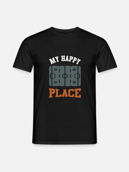 ice hockey feld - Männer T-Shirt - Schwarz