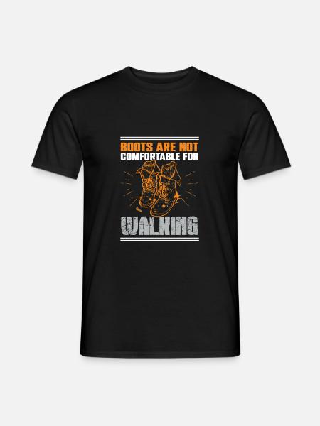 Motorcycle Boots Biker - Men's T-Shirt - black