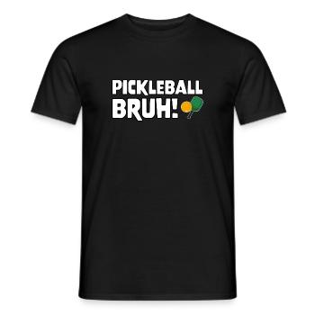 Gamer Gaming Meme Pickleball Bruh - Männer T-Shirt - Schwarz - Vorne - AI Model Male 178 light (178cm)