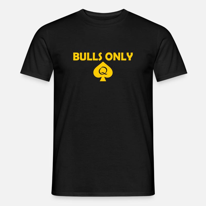 Bulls only - Männer T-Shirt - Schwarz