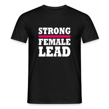 Strong female lead - T-shirt homme - noir - Devant - AI Model Male 178 light (178cm)
