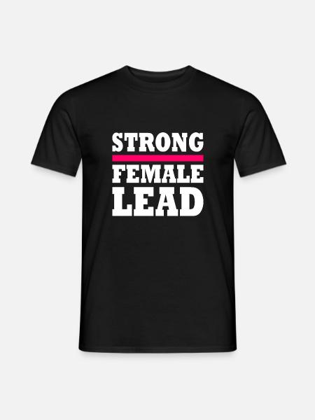 Strong female lead - Men's T-Shirt - black