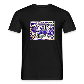 Sabino Lemon ART Tees - Männer T-Shirt - Schwarz - Vorne - AI Model Male 178 light (178cm)