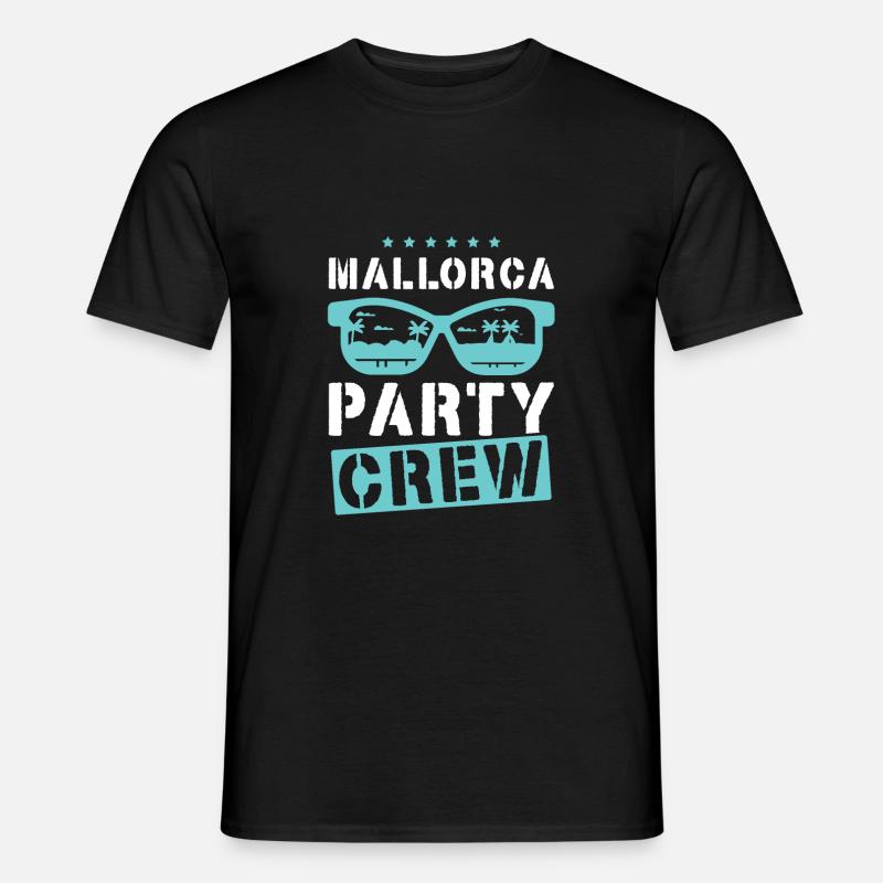 Mallorca Party Crew - Männer T-Shirt - Schwarz