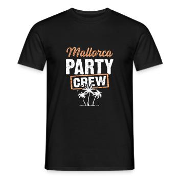 Mallorca Party Crew - T-shirt homme - noir - Devant - AI Model Male 178 light (178cm)