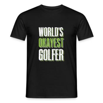 golf golf - T-shirt homme - noir - Devant - AI Model Male 178 light (178cm)