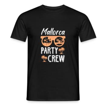 Mallorca Party Crew - T-shirt homme - noir - Devant - AI Model Male 178 light (178cm)