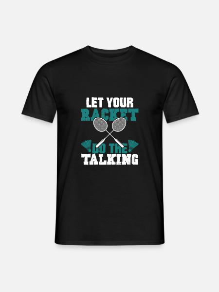 badminton badminton - Men's T-Shirt - black
