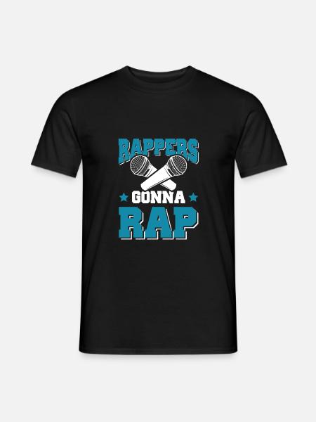 Rappers Rap - Men's T-Shirt - black