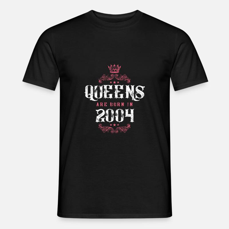 born in 2004 - Männer T-Shirt - Schwarz