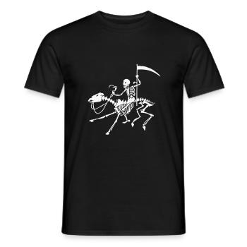 Mort - T-shirt homme - noir - Devant - AI Model Male 178 light (178cm)