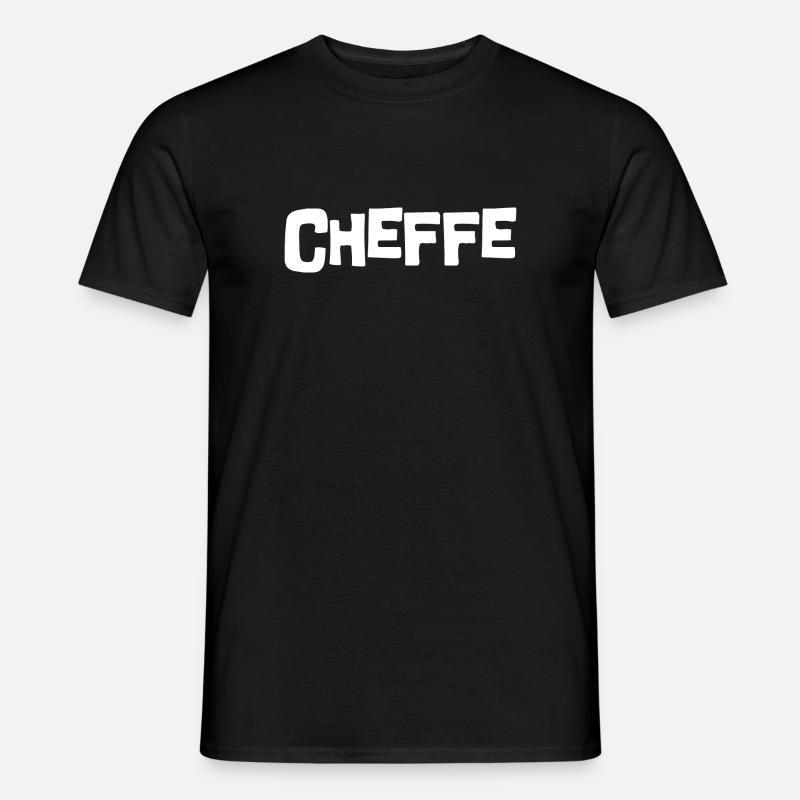 Chefin - Männer T-Shirt - Schwarz