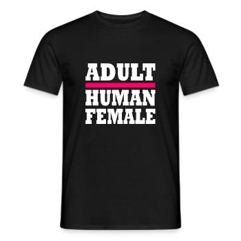 adult human female - Männer T-Shirt - Schwarz - Vorne - AI Model Male 178 light (178cm)