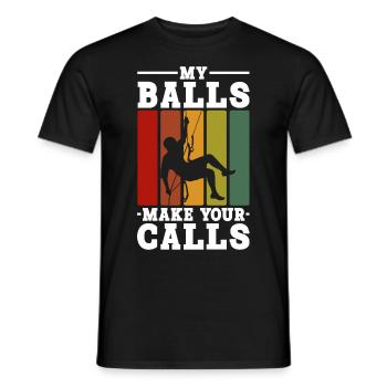 Industriekletterer Beruf | Turmbesteiger Geschenke - Männer T-Shirt - Schwarz - Vorne - AI Model Male 178 light (178cm)