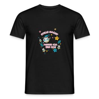 Weihnachten Stille Nacht Geschenkidee Kinder - Männer T-Shirt - Schwarz - Vorne - AI Model Male 178 light (178cm)