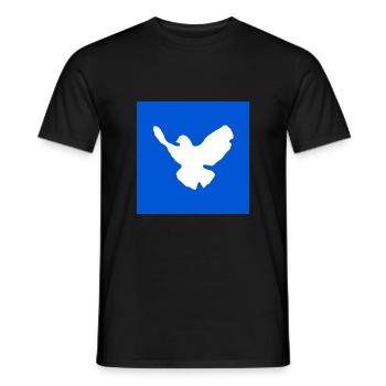 Colombe de la paix - T-shirt homme - noir - Devant - AI Model Male 178 light (178cm)