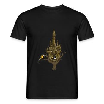 Love nest - Men's T-Shirt - black - Front - AI Model Male 178 light (178cm)