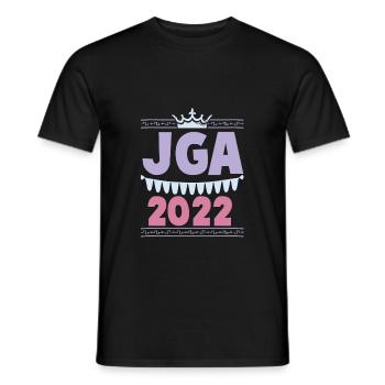 Jga 2022 Junggesellenabschied - Männer T-Shirt - Schwarz - Vorne - AI Model Male 178 light (178cm)